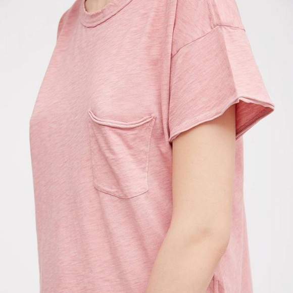 rag & bone Tops - Rag & Bone Vintage Tee Short Top Deep Pink